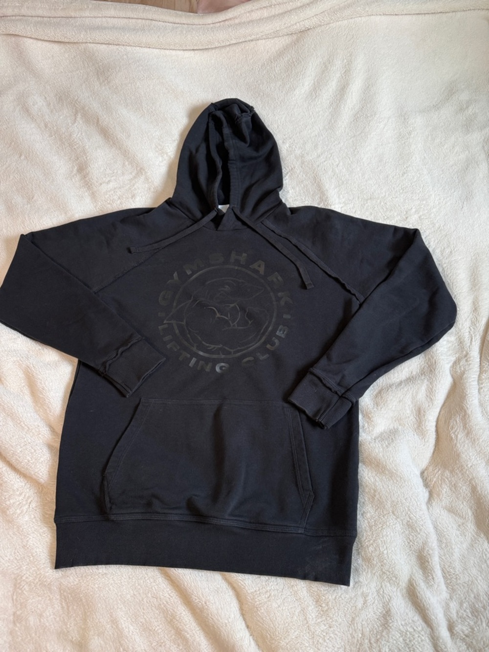 Gymshark Black Logo Pullover Hoodie